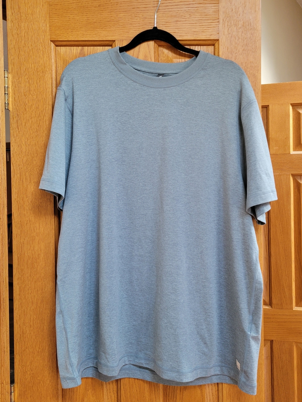 Nwt Men's Vuori T Shirt Heathered Blue XXL